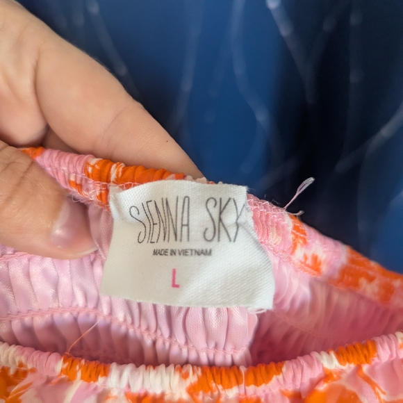 Sienna Sky Pink & Orange Floral Maxi Dress - Picture 4 of 4